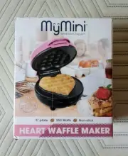 My Mini Waffle Maker Heart Shaped New In Box