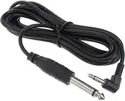 KOMBIUDA Audio Cable Adapter for Electric Guitar Bass Mixer Amplifier Strong Transmission with Plated Connectors Compatible with Microphones and Speakers