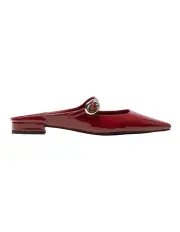 [PINK INC] Bacall Flat Shoes in Red Patent