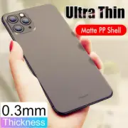 Case For iPhone 16 15 14 Pro Max 13 12 11 Ultra Thin 0.3mm Matte Hard Cover Skin