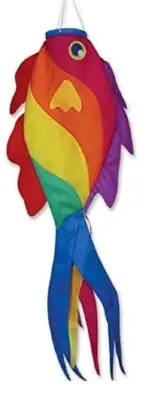 WINDSOCK--52 in. Rainbow Wrasse Fish Windsock by Premier Designs