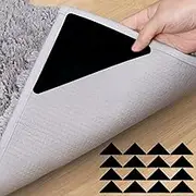Rug Gripper for Hardwood Floors No Damage, Non Slip Rug Carpet Tape for Area Rugs in Tile Laminate Marble Floors (16)