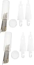 COHEALI Sewing Needles for Adults Complete Cross Stitch Needle Set Extra Long Eye Threader