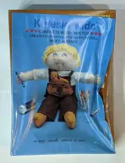 1984 Kutesie Kids "Jeremie" Soft Sculpture Boy Doll Kit, NEW