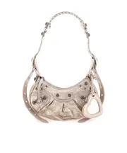 Balenciaga Le Cagole Metallic XS Shoulder Bag One size Nude