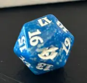 MTG d20 Spindown Life Counter die dice Ikoria: Lair of Behemoths IKO Blue 499
