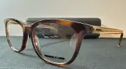 Alexander McQueen McQ Eyeglass Frames & Case Model MQ0297OP 002 Brown