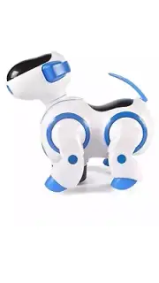 Dancing Dog Robot Blue Batteries Needed