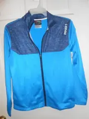 NEW And1 Point Player men's Sz S lightweight blue full zip jacket w/ pockets