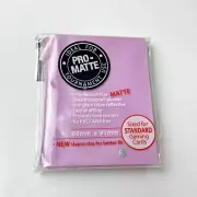Ultra Pro Standard Sized PRO MATTE Deck Protectors 50 Count Pack - PINK