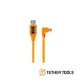 Tether Tools CU51RT02-ORG USB 2.0 到 Mini-B 2.0 5-Pin 傳輸線 50cm