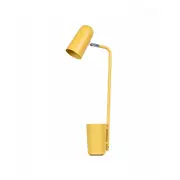 PASTEL Interior Powder Coated Iron Table Lamp Yellow - PASTEL21TL