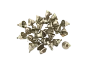 11 MM SILVER LIBERTY BELLS FOR CRAFTS - LOT OF 150 BELLS