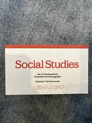 Social Studies Set of 3 Nesting Bowls in Emerald Green New In box