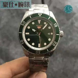 高端 精工手錶SEIKO 全自動機械錶大錶盤男士時尚防水手錶水鬼潛水錶4R35鏤空腕錶