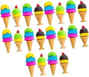 20Pcs Adorable Mini Pencil Erasers Cute for Students Supplies for Classroom Use and Creative Projects Safe Materials for Random Styles