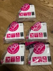 5 Packs Hario V60 VCF-01-100W Coffee Paper Filter 01W 100 Sheets MADE IN JAPAN