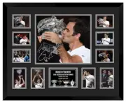 Roger Federer Australian Open tennis Champion Signed Framed Memorabilia
