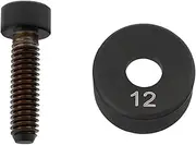 Briny River 1pc Golf Weight Screw Golf Driver Weigth Golf Weight Golf Screws Compatible with Taylormade Qi10 Qi10 Max Qi10 Tour UT Driver Black
