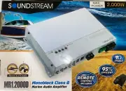 Soundstream MR1.2000D 2000 Watt Class D Monoblock Marine Boat Car Mono Amplifier