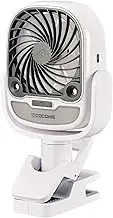 COCOHIE AIR GRIP G2 (Official 2025 Version) COCOHIE Air Grip with Shop Japan Original Clear File Rechargeable, Cordless, Portable, Small, Fan, Oscillating Mist Function, LED Light, Clip, Desktop, Wall