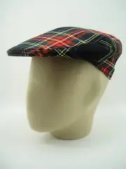 NEW Jackie Stewart CAP WOOL TARTAN Flat Driver Car Racing VINTAGE F1 GP Racer