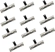 JOINPAYA 10 Pcs B50k Potentiometer Sliders Ohm Mono 45mm Long Slide Potentiometer Module