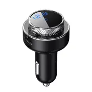 2xUSB Charger Wireless Bluetooth 5.0 Car FM Transmitter MP3 Player Radio Adapter