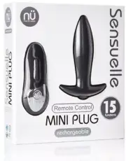 Nu Sensuelle 15 Function Remote Control Mini Butt Plug Rechargeable Vibrator