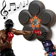 Youngly Upgraded Electronic Boxing Machine Wall Mounted Smart Music Boxing Training Target Equipment Bluetooth Connection for Adults Kids Stress Release (Boxing Machine)