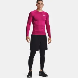 Under Armour UA HG Armour 男 緊身褲 九分褲 健身 訓練 彈性 黑【運動世界】1361586-001