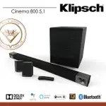 【美國KLIPSCH】CINEMA 800 SOUNDBAR+SURROUND 3(5.1聲道劇院組)