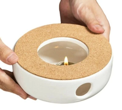 Mini Portable Ceramic Teapot Holder Warmer Insulation Base Coffee Tea Heater