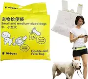 Pet Poop Bags | 100X Double Layer Dog Poop Bags - Leak-Proof Odor Control Flushable Holder Trash Holder For Walking Outdoor Puppy Travel Hiking Park