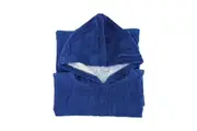 Annabel Trends Beach Poncho 100x82cm Cover Up Absorbent Drying Towel Plain Navy