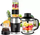 Blender and Food Processor Combo Blender Small 700W Electric Blender with Mixer