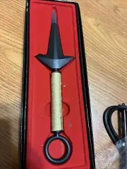 Naruto Fixed Blade Ninja Kunai Wrapped Handle 11” Cosplay Metal