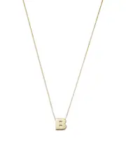 Bloomingdale's Fine Collection Initial Pendant Necklace in 14K Yellow Gold, 16