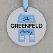 New Home Personalised Circular Ornament