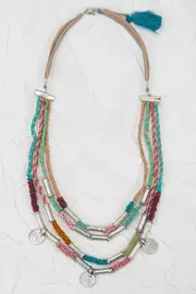 Multi Strand Necklace--ZOD-MSA1834