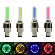 Neon Bike Spoke Light Car Tire Nozzle Valve Caps Lamp Bike LED Lights