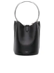 Alaïa Smooth Grain Ring Hardware Shoulder Bag
