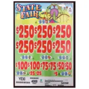 NEW pull tickets - Instant Tabs 250 Top Prize (Similar Title to State Fair)