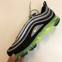 在飛比找蝦皮購物優惠-NIKE AIR VAPORMAX '97 黑綠螢光配色 U