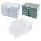 Acrylic Jewelry Box 5 Layers Desktop Storage Box for Jewelry Crafts Sequins