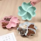 Living Room Love Divided Storage Fruit Tray Household Peach Shaped Disc