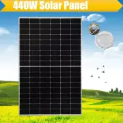 440W Solar Panel Mono Home Fixed Home Boat Caravan Camping Power Battery Charger