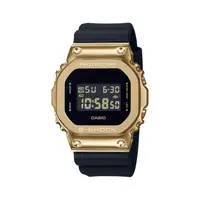 在飛比找PChome24h購物優惠-【CASIO G-SHOCK】玩美極致時尚金屬方形框數位運動