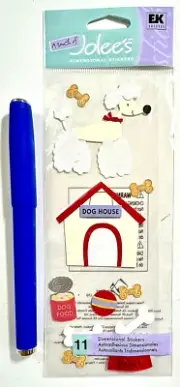 Jolee's Poodle Dog Scrapbooking Embellishment Card Making