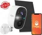 Solar Powered Wireless Security Camera, 1080P, Night Vision, AI, 2-Way Talk